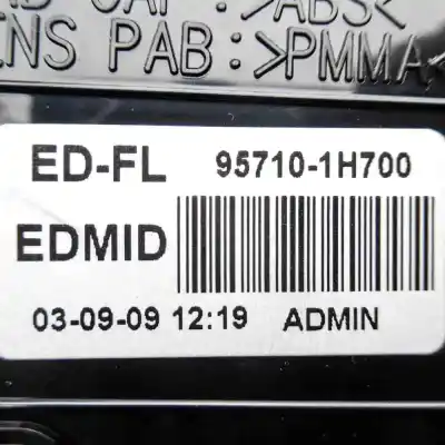 Second-hand car spare part multifunction display for kia cee\´d hatchback ed (2006-2012) oem iam references 95710-1h700  