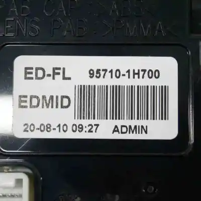 Second-hand car spare part multifunction display for kia cee\´d hatchback ed (2006-2012) oem iam references 95710-1h700  