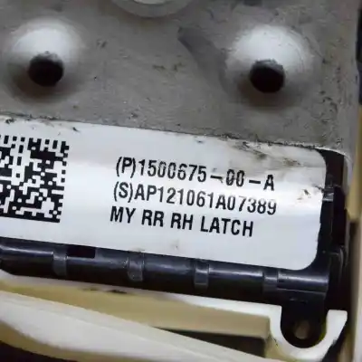 Second-hand car spare part rear right door lock for tesla model y (2019-..) off-road oem iam references 1500675-00-a  