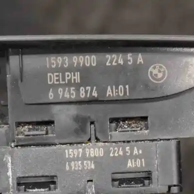 Peça sobressalente para automóvel em segunda mão botão / interruptor elevador vidro traseiro direito por bmw 3 e90 (2004-2011) sedan referências oem iam 6945874  