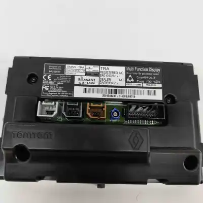 Second-hand car spare part multifunction display for renault zoe bfm_ (2012-..) hatchback oem iam references 259150423r  
