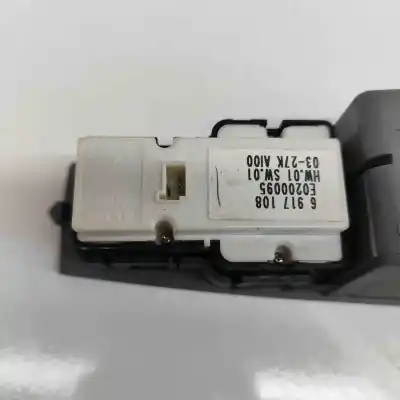 Second-hand car spare part rear right power window switch for bmw 7 e65, e66, e67 (2001-2009) oem iam references 6917108,7024608  