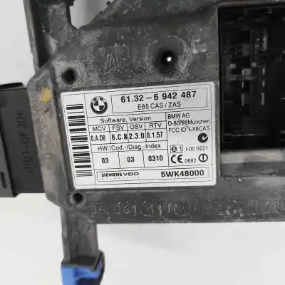 Second-hand car spare part ignition switch for bmw 7 e65, e66, e67 (2001-2009) oem iam references 6942487,5wk48000  