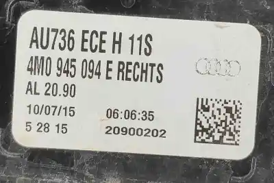 Автозапчастина б/у правий ліхтар для audi q7 4m (2015-..) посилання на oem iam 4m0945094e  
