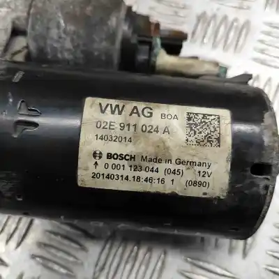 Second-hand car spare part starter motor for volkswagen caddy iii variant 2kb, 2kj, 2cb, 2cj (2004-2015) estate oem iam references 02e911024a,0001123044,0001123045  