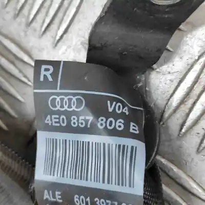Peça sobressalente para automóvel em segunda mão cinto de segurança traseiro direito por audi a8 d3 4e2, 4e8 (2002-2010) referências oem iam 4e0857806b  
