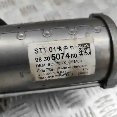 Peça sobressalente para automóvel em segunda mão motor de arranque por opel mokka (2020-..) off-road referências oem iam 9830507480  