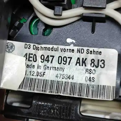 Second-hand car spare part interior light for audi a8 d3 4e2, 4e8 (2002-2010) oem iam references 4e0907135a,4e0910135a,4e0947097ak  