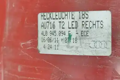 Peça sobressalente para automóvel em segunda mão farolim traseiro direito por audi q7 4l (2006-2015) referências oem iam 4l0945094f  