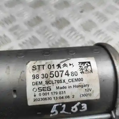 Peça sobressalente para automóvel em segunda mão motor de arranque por opel mokka (2020-..) off-road referências oem iam 9830507480  