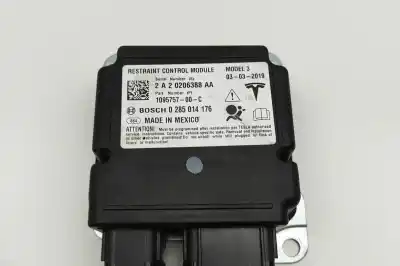 Second-hand car spare part Airbag Control Unit for TESLA MODEL 3 (2018-..) Sedan OEM IAM references 1095757-00-C,0285014176  