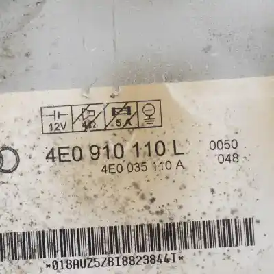 Pezzo di ricambio per auto di seconda mano impianto audio / radio cd per audi a8 d3 4e2, 4e8 (2002-2010) riferimenti oem iam 4e0910110l  