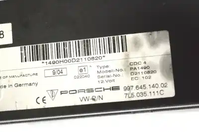 Pezzo di ricambio per auto di seconda mano impianto audio / radio cd per porsche cayenne 9pa (2002-2010) riferimenti oem iam 7l5035111c,99764514002  