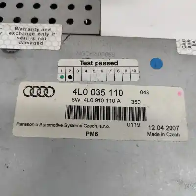 Pièce détachée automobile d'occasion système audio / radiocd pour audi q7 4l (2006-2015) références oem iam 4l0035110,4l0910110a  