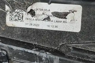 Pezzo di ricambio per auto di seconda mano paraurti anteriore per tesla model 3 (2018-..) sedan riferimenti oem iam 1530702-03-c,1624797-00-a,1624798-00-a  
