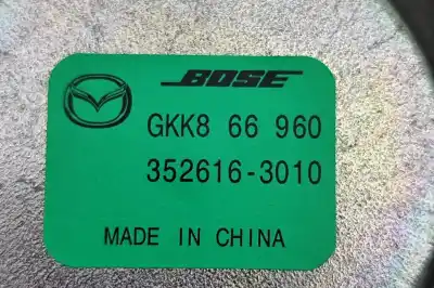 Recambio de automóvil de segunda mano de altavoz de puerta trasera derecha para mazda cx-5 kf (2016-..) off-road referencias oem iam gkk8-66-960,352616-3010  
