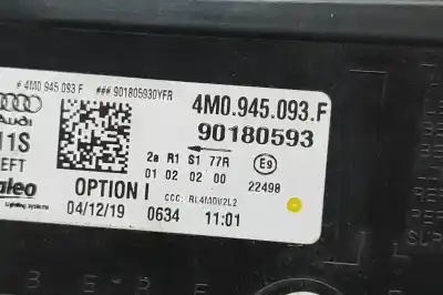 Second-hand car spare part left tailgate light for audi q7 4m (2015-..) off-road oem iam references 4m0945093f  