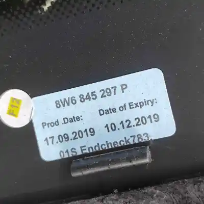 Автозапчастина б/у скло двері задне ліво для audi a5 f53 (2016-..) coupe посилання на oem iam 8w6845297p  