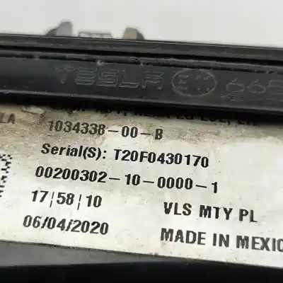 Peça sobressalente para automóvel em segunda mão farolim da mala traseiro esquerdo por tesla model x (2013-..) hatchback referências oem iam 1034338-00-b  