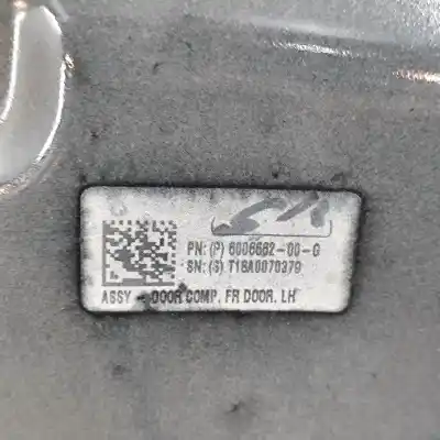 Tweedehands auto-onderdeel linker voordeur voor tesla model s (2012-..) hatchback oem iam-referenties 6006662-00-g  
