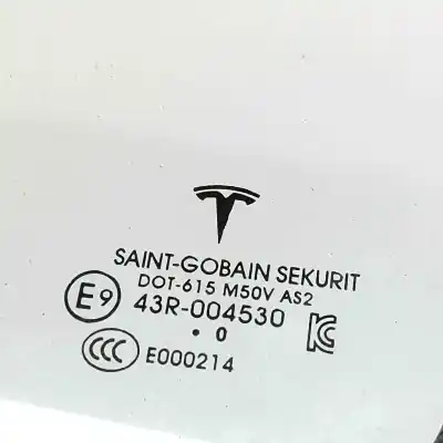 Автозапчастина б/у ліве передне опійне скло для tesla model x (2013-..) hatchback посилання на oem iam 1055205-00-d  