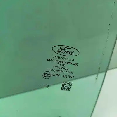 Автозапчастина б/у скло двері задній правий для ford puma j2k, cf7 (2019-..) hatchback посилання на oem iam l1tb-s25712-a  