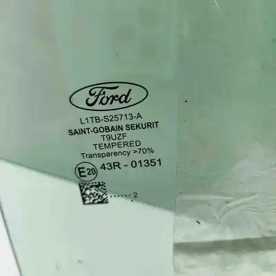Tweedehands auto-onderdeel glas achter linkerdeur voor ford puma j2k, cf7 (2019-..) hatchback oem iam-referenties l1tb-s25713-a  