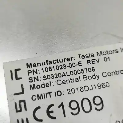 Second-hand car spare part comfort module for tesla model x (2013-..) hatchback oem iam references 1081023-00-e  