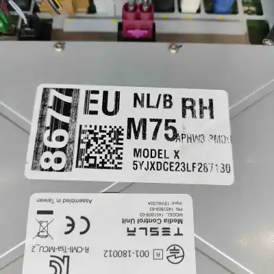 Second-hand car spare part multifunction display for tesla model x (2013-..) hatchback oem iam references 1450737-00-b,1451809-83-g  