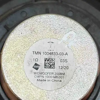 Second-hand car spare part left front door speaker for tesla model x (2013-..) hatchback oem iam references 1004833-03-a  