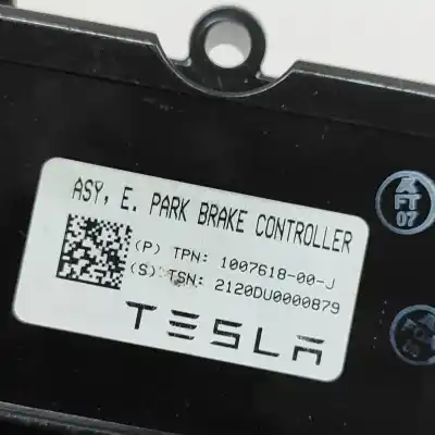 Peça sobressalente para automóvel em segunda mão centralina do travão de mão de estacionamento por tesla model x (2013-..) hatchback referências oem iam 1007618-00-j  