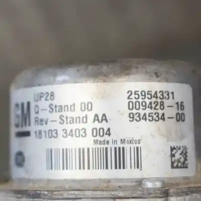 Pezzo di ricambio per auto di seconda mano depressore freni / pompa del vuoto per opel mokka / mokka x (2012-..) off-road riferimenti oem iam 25954331009428-16934534-00934.116-01aa1.13.051.224  