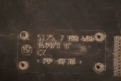 Second-hand car spare part sump guard for bmw x6 e71, e72 (2007-2014) oem iam references 7158406,51757158406  