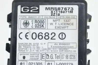 Pezzo di ricambio per auto di seconda mano centralina immobilizzatore per mitsubishi pajero ii (v3_w) 3.2 did 4wd riferimenti oem iam x1t15971m,mr587673,e1021305  