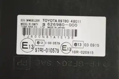 Автозапчастина б/у блок управління іммобілізатором для lexus rx _u3_ (2003-2008) посилання на oem iam 89780-48011  