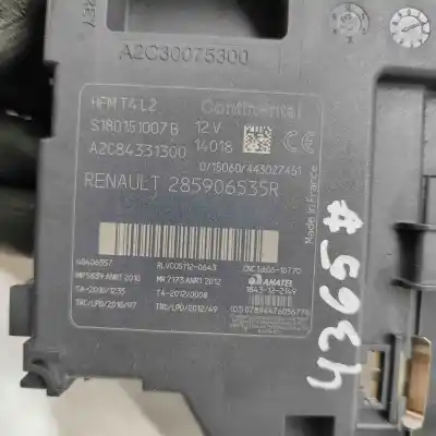 Автозапчастина б/у блок управління іммобілізатором для renault captur j5_ (2013-..) hatchback посилання на oem iam 285906535r,a2c84331300,a2c30075300,s180009,2859719  