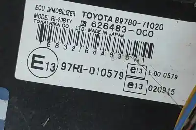 Pièce détachée automobile d'occasion module immobilisateur antidémarrage pour toyota hilux vii pick-up _n1_, _n2_, _n3_ (2004-..) pick-up références oem iam 89780-71020,626483-000  