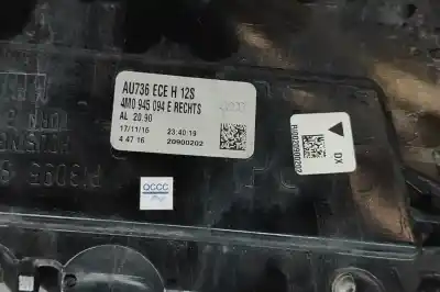 Peça sobressalente para automóvel em segunda mão farolim traseiro direito por audi q7 4m (2015-..) off-road referências oem iam 4m0945094e  