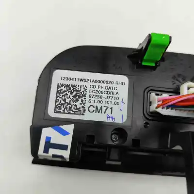 Second-hand car spare part air conditioning control unit for kia cee\´d hatchback cd (2021-..) hatchback oem iam references 97250-j7710  