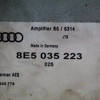 İkinci el araba yedek parçası ses ampli̇fi̇katörü için audi a4 avant 8ed, b7 (2004-2008) oem iam referansları 8e5035223  