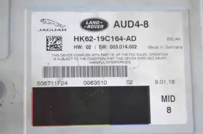 Peça sobressalente para automóvel em segunda mão amplificador de som por jaguar e-pace x540 (2017-..) hatchback referências oem iam hk62-19c164-ad  