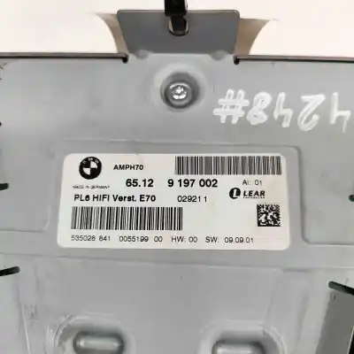 Second-hand car spare part sound amplifier for bmw x5 e70 (2006-2013) oem iam references 9197002  
