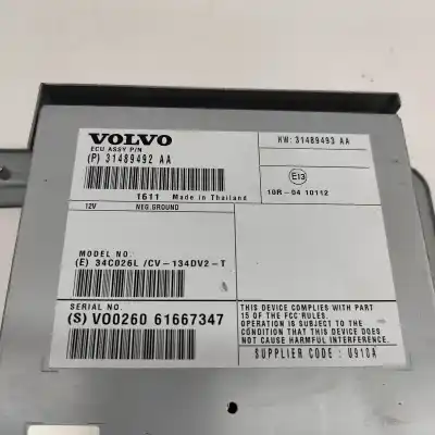 Peça sobressalente para automóvel em segunda mão amplificador de som por volvo xc60 (2008-2017) referências oem iam 31489492  