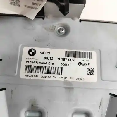Second-hand car spare part sound amplifier for bmw x5 e70 (2006-2013) oem iam references 9197002  
