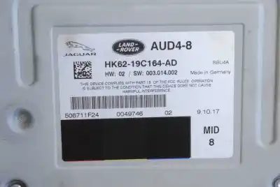 Peça sobressalente para automóvel em segunda mão amplificador de som por jaguar e-pace x540 (2017-..) hatchback referências oem iam hk62-19c164-ad  