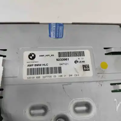 Second-hand car spare part sound amplifier for bmw x1 e84 (2009-2015) oem iam references 9233961  