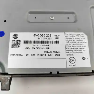 Автозапчастина б/у аудіопідсилювач для skoda octavia iii combi 5e5 (2012-2020) посилання на oem iam 8v0035223,pmsd201a  