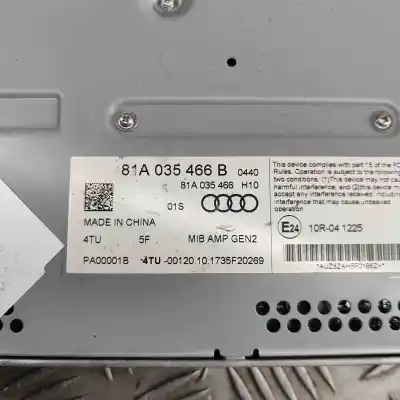 Pezzo di ricambio per auto di seconda mano amplificatore audio per audi a3 limousine 8vs, 8vm (2013-2020) riferimenti oem iam 81a035466b  