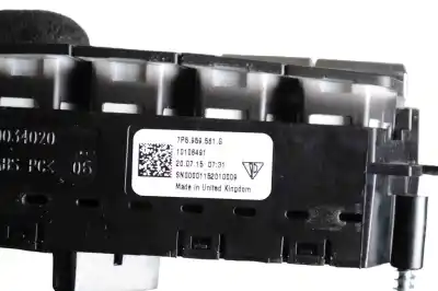 Pezzo di ricambio per auto di seconda mano comando regolazione sedile destro per porsche cayenne 92a (2010-..) riferimenti oem iam 7p5959561  