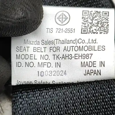 Автозапчасти б/у правый передний ремень безопасности за mazda cx-5 kf (2016-..) off-road ссылки oem iam kb9g-57-l30c,kb9g-57-l30c-75  